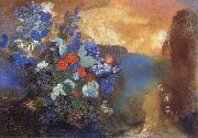 Odilon Redon Ophelia Among the Flowers oil on canvas